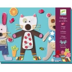 Djeco Collages Pour Les Petits : Chats