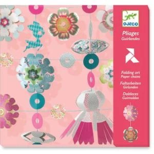Djeco Kirigami : Pliages Guirlandes 1 Djeco Kirigami : Pliages Guirlandes