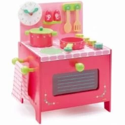 Djeco 06508 - Cuisinière En Bois : La Cuisinière De Lili Rose
