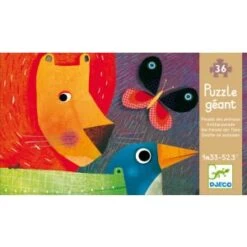 Djeco Puzzle Géant: Parade Des Animaux 36 Pièces