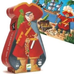 Djeco Puzzle Silhouette Pirate 36 Pièces