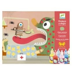 Djeco Peinture à Doigts : Décorer Les Affreux