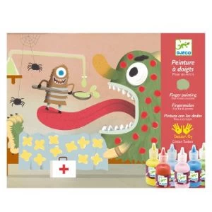Djeco Peinture à Doigts : Décorer Les Affreux 1 Djeco Peinture à Doigts : Décorer Les Affreux
