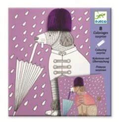 Djeco 4 Coloriages Surprises : Very Chic