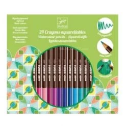 Djeco 24 Crayons Aquarellables