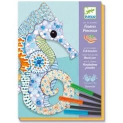 Djeco Feutres Et Pinceaux - L'art Du Motif