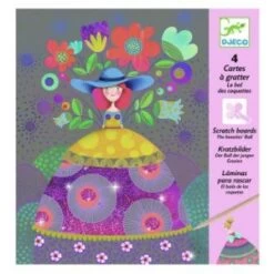Djeco Cartes à Gratter Le Bal Des Coquettes