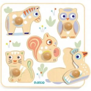 Djeco BabyPuzzi 5 Pièces 1 Djeco BabyPuzzi 5 Pièces