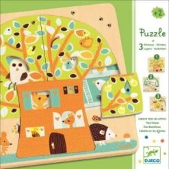 Djeco Puzzle 3 Niveaux : Cabane Dans Les Arbres