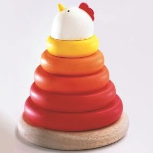 Djeco Jouet Empilable Cachempil: Maman Poule 1 Djeco Jouet Empilable Cachempil: Maman Poule