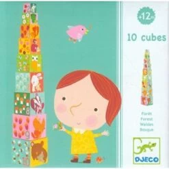 Djeco Cubes Forêt 10 Pièces