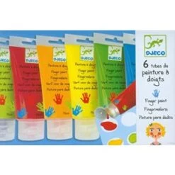 Djeco 6 Tubes De Peinture à Doigts