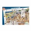 Djeco Puzzle Jeu D'observation Château Fort + Poster 100 Pièces