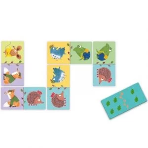 Djeco Dominos Des Animaux Multicolore 1 Djeco Dominos Des Animaux Multicolore
