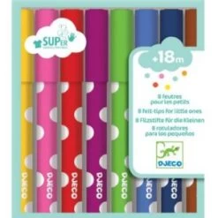 Djeco 8 Feutres Pour Les Petits Multicolore