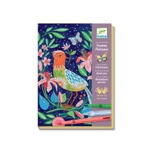 Djeco Coffret Art Aux Numéros Feutres Pinceaux Au Jardin 1 Djeco Coffret Art Aux Numéros Feutres Pinceaux Au Jardin
