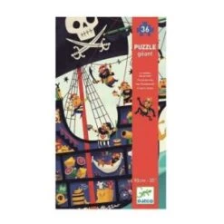 Djeco Puzzles Géants - Le Bateau Des Pirates