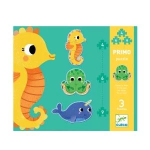 Djeco Puzzle évolutifs Primo Dans La Mer 4,6,9 Pièces 1 Djeco Puzzle évolutifs Primo Dans La Mer 4,6,9 Pièces