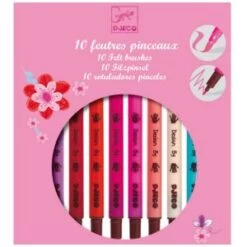 Djeco 10 Feutres Pinceaux Filles