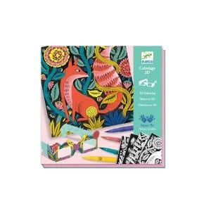 Djeco Coffret De Coloriage à Effet 3D Forêt Fantastique 1 Djeco Coffret De Coloriage à Effet 3D Forêt Fantastique