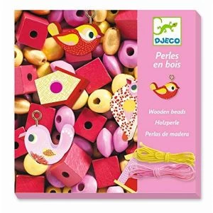 Djeco Kit De Perles En Bois - Oiseaux - 450 Pcs 1 Djeco Kit De Perles En Bois - Oiseaux - 450 Pcs