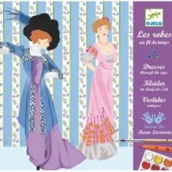 Djeco Feutres Pinceaux - Les Robes Au Fil Du Temps
