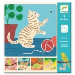 Djeco 5 Pochoirs Petits Compagnons