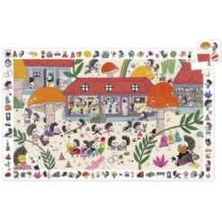 Djeco Puzzle D'observation L'école Des Hérissons (35 Pièces)