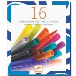 Djeco 16 Feutres à  Pointe Fine