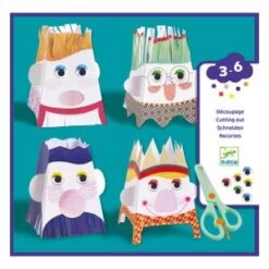 Djeco Découpage Coupe : Bonhommes