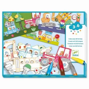 Djeco Un Monde à Crér : Voitures 1 Djeco Un Monde à Crér : Voitures