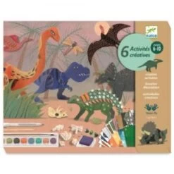 Djeco Coffret Multi Activités : Le Monde Des Dinosaures - Garçon