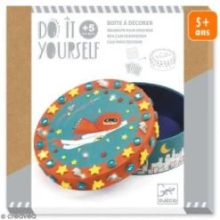 Djeco Kit Do It Yourself - Boîte à Décorer - Super-héro