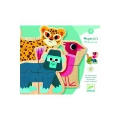 Djeco Mixanimo - Jeu Magnétique En Bois