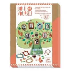 Djeco Coffret Créatif DIY Mosaïques & Stickers Arbre De Ma Famille