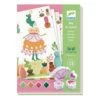 Djeco Coffret Créatif Tampon Flowers Girls