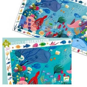 Djeco Puzzle Aquatique Observation 1 Djeco Puzzle Aquatique Observation