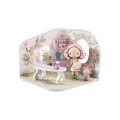 Djeco Kiosque à Fleurs Et Figurines Rosalie Tinyshop Tinyly