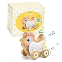 Djeco Boîte à Musique Poule En Bois