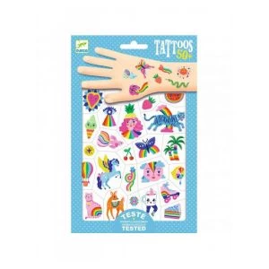 Djeco Tatouages Ephemere - Arc En Ciel 1 Djeco Tatouages Ephemere - Arc En Ciel