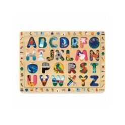 Djeco Puzzles éducatif Bois Puzzle Abc International