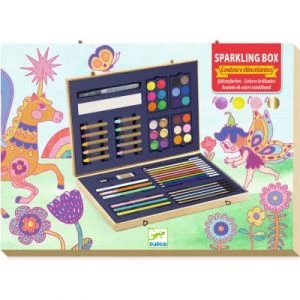 Djeco Boîte De Couleurs Pour Dessiner, Colorier Et Peindre Sparkling Box 1 Djeco Boîte De Couleurs Pour Dessiner, Colorier Et Peindre Sparkling Box