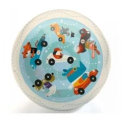 Djeco Traffic Ballon De Plage 22 Cm Bleu, Multicolore