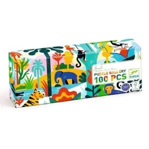 Djeco Puzzle Gallery Jungle 100 Pièces 1 Djeco Puzzle Gallery Jungle 100 Pièces