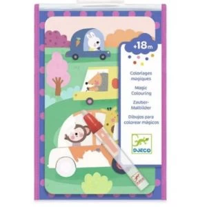 Djeco Coloriage à L'eau : En Route 1 Djeco Coloriage à L'eau : En Route