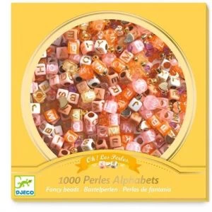 Djeco Coffret Perles Alphabet, Or 1 Djeco Coffret Perles Alphabet, Or