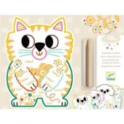 Djeco Coffret Coloriage : Animaux Familiers à Révéler