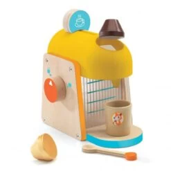 Jouet D'imitation Cafetière En Bois Mon Expresso Djeco