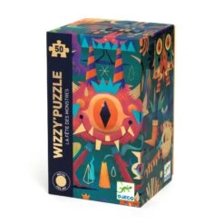 Puzzle La Fête Des Monstres Twisty 50 Pcs Djeco