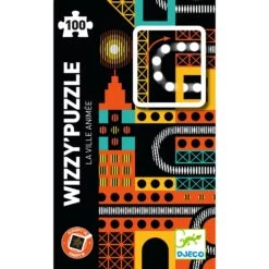 Puzzle Wizzy La Ville Animée 100 Pcs Djeco